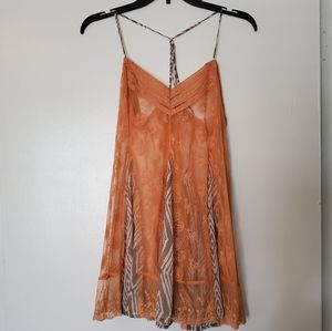 Buckle Sheer Orange Camisole